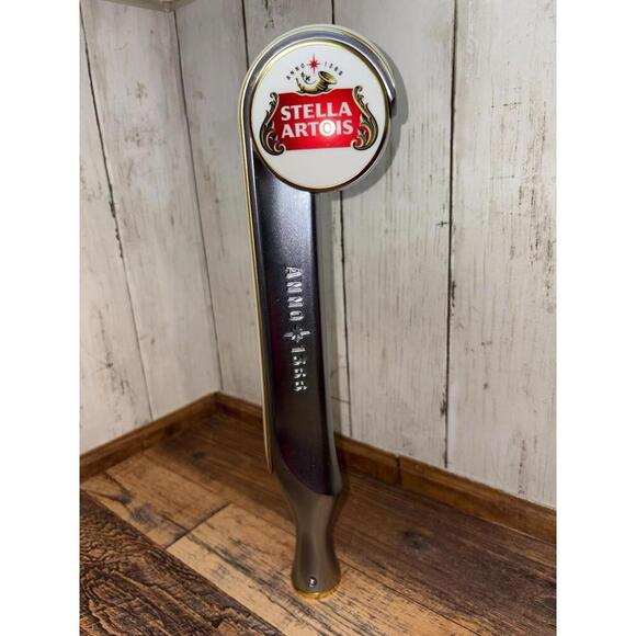Stella Artois 13" Tall Beer Tap Handle for Kegerator Bar Metal/Plastic Anno 1366 - Picture 2 of 10